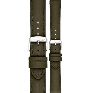MORELLATO Ponza Water Resistant Watch Strap 18-16mm Olive Green Recycled Fabric Silver Buckle A01X6083E36073CR18 - 59500
