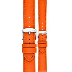 MORELLATO Ponza Water Resistant Watch Strap 18-16mm Orange Recycled Fabric Silver Buckle A01X6083E36086CR18 - 59512
