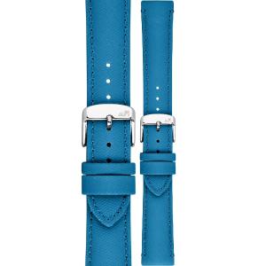 MORELLATO Ponza Water Resistant Watch Strap 18-16mm Light Blue Recycled Fabric Silver Buckle A01X6083E36166CR18 - 59539