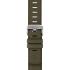 MORELLATO Bit Watch Strap 18mm Olive Green Coated Leather Silver Hardware A01X6084E39070SB18 - 1