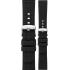 MORELLATO Tanaro Smartwatch Strap 20-18mm Black Silicone Silver Hardware A01X6085187019ST20 - 0