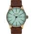 NIXON The Sentry Three Hands 42mm Gold Stainless Steel Brown Leather Strap A105-2243-00 - 0