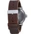 NIXON The Stark Leather Three Hands 42mm Silver Stainless Steel Brown Leather Strap A1194-2301-00 - 1