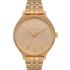 NIXON The Clique Three Hands 38mm Gold Stainless Steel Bracelet A1249-502-00  - 0