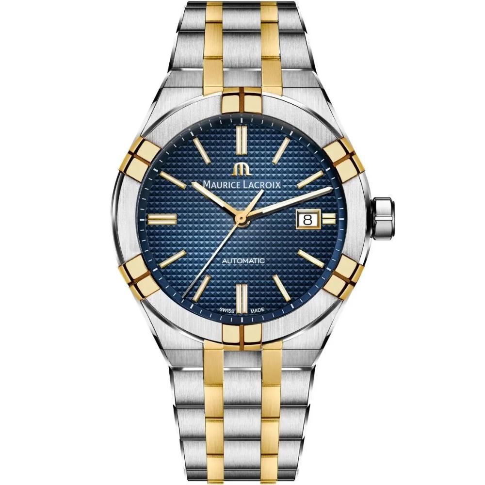 MAURICE LACROIX Aikon Automatic 42mm Bicolor Stainless Steel Bracelet AI6008-SY013-432-1