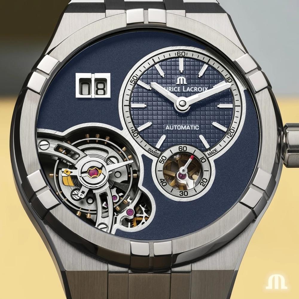 MAURICE LACROIX Aikon Master Grand Date 45mm Silver Stainless Steel Bracelet AI6118-SS00E-430-C - 7