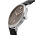 EMPORIO ARMANI Ruggero Grey Dial 43mm Silver Stainless Steel Black Leather Strap AR11277 - 1