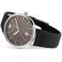 EMPORIO ARMANI Ruggero Grey Dial 43mm Silver Stainless Steel Black Leather Strap AR11277 - 2