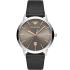 EMPORIO ARMANI Ruggero Grey Dial 43mm Silver Stainless Steel Black Leather Strap AR11277 - 0