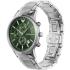 EMPORIO ARMANI Renato Chronograph Green Dial 43mm Silver Stainless Steel Bracelet AR11507 - 1