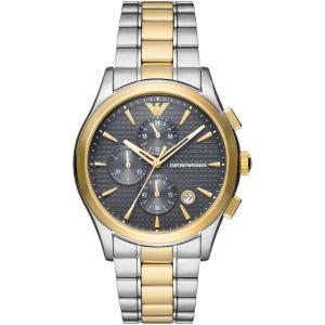 EMPORIO ARMANI Paolo Chronograph 42mm Silver & Gold Stainless Steel Bracelet AR11527 - 34658