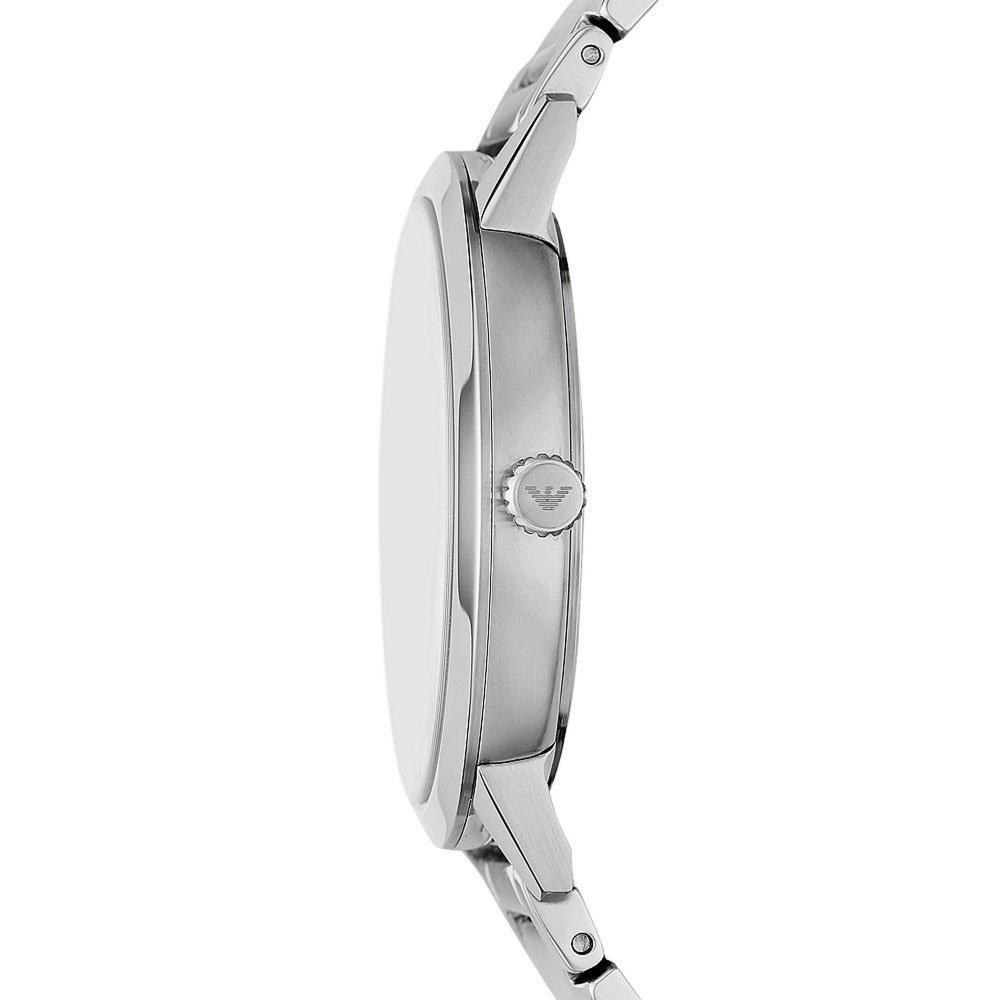 EMPORIO ARMANI Ruggero Green Dial 43mm Silver Stainless Steel Bracelet AR11575