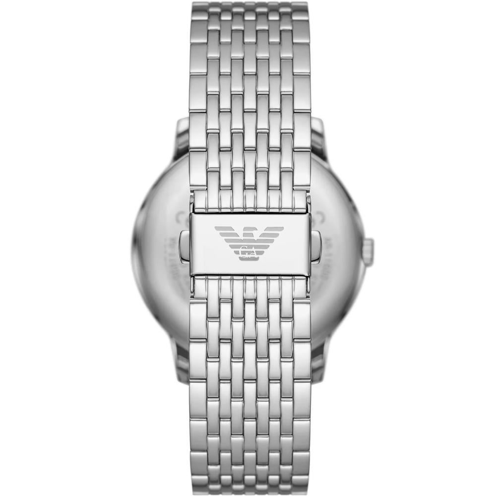 EMPORIO ARMANI Minimalist Silver Dial 42mm Silver Stainless Steel Bracelet AR11599