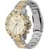 EMPORIO ARMANI Sea Explorer Chronograph Gold Dial 43mm Two Tone Gold Stainless Steel Bracelet AR11606 - 1