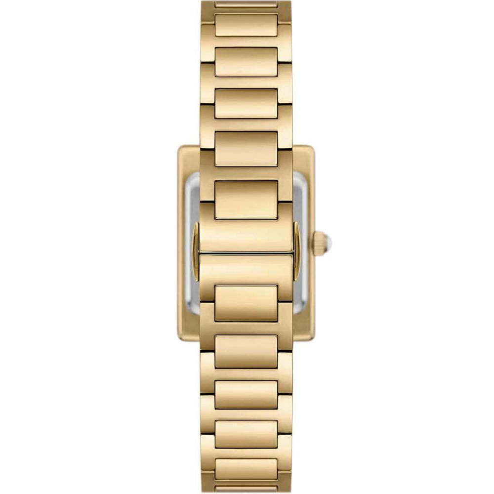 EMPORIO ARMANI Genni White Dial with Crystals 22mm Gold Stainless Steel Bracelet AR11659