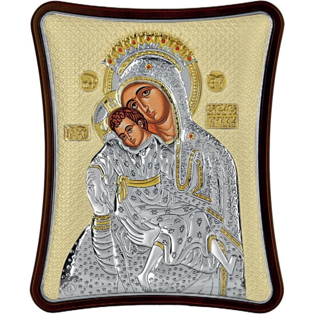 ΑΣΗΜΕΝΙΑ ΕΙΚΟΝΑ Παναγία της Κύκκου (8.5cm x 10cm) MA/E1421/3X