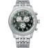 CITIZEN Eco-Drive Chronograph 43mm Silver Stainless Steel Bracelet AT2460-89X-0