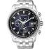 CITIZEN Eco-Drive Radio Controlled Multifunction Blue Dial 44mm Silver Stainless Steel Bracelet AT9030-55L - 0