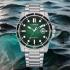 CITIZEN Sporty Marine Eco-Drive Green Dial 41.5mm Silver Stainless Steel Bracelet AW1811-82X - 3