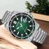 CITIZEN Sporty Marine Eco-Drive Green Dial 41.5mm Silver Stainless Steel Bracelet AW1811-82X - 4