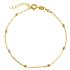 BRACELET SENZIO Collection 14K Yellow, White and Rose Gold B0046 - 0