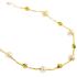 BRACELET SENZIO Collection K14 Yellow Gold with Pearls B0056 - 1