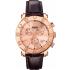 VERSUS VERSACE Madison Chronograph 42mm Rose Gold Stainless Steel Brown Leather Strap SOH090015 - 0