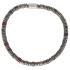 BRACELET Men's LISKA from Silver and Black Stainless Steel with Bloodstone BALI064BR-BS - 0