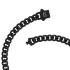 STEEL & BARNETT Svelte Stephen Men's Bracelet in Black Stainless Steel BEB001 - 1