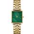 ROSEFIELD The Boxy XS Emerald Dial 22 x 24mm Gold Stainless Steel Bracelet BEGSG-Q050 - 0