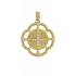 CHRISTIAN CHARMS Double Sided BabyJewels in K9 Yellow Gold with Zircon Stones BJ384.K9 - 2