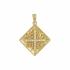 CHRISTIAN CHARMS Double Sided BabyJewels in K9 Yellow Gold with Zircon Stones BJ405.K9 - 1