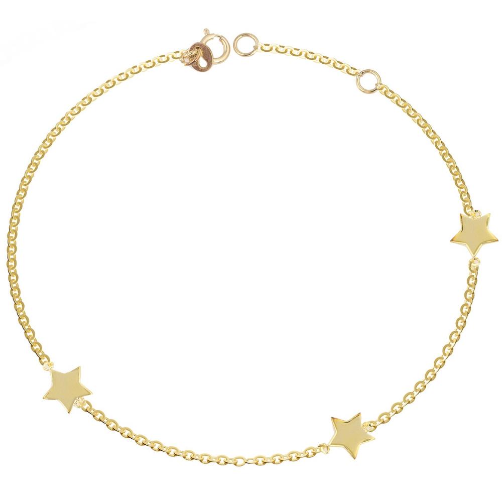 BRACELET Kids Stars K14 in Yellow Gold BL0-0004.Y