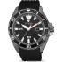 CITIZEN Eco-Drive Three Hands 44mm Silver Stainless Steel Black Rubber Band BM7455-11E - 0