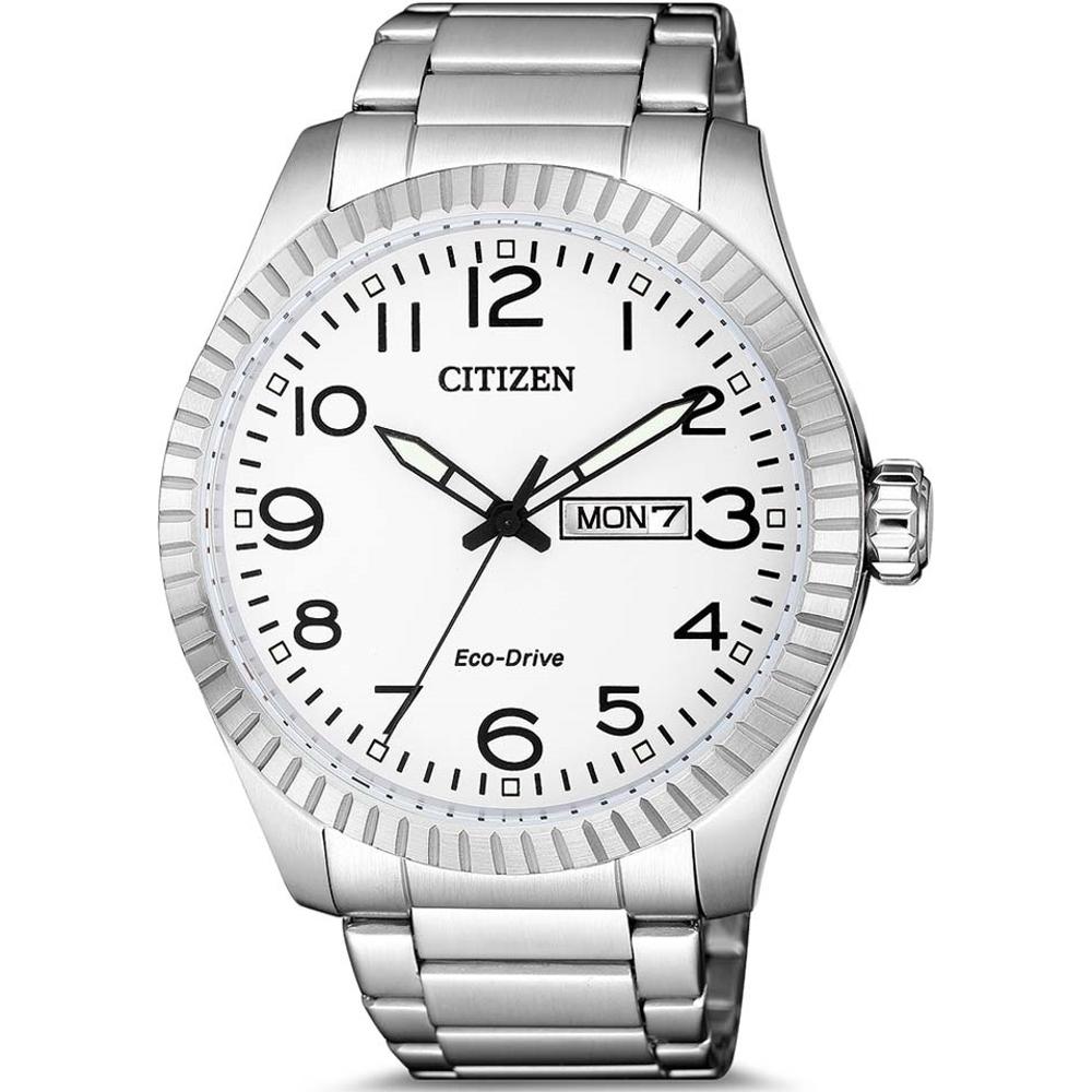 CITIZEN Casual Eco-Drive Three Hands 41mm Silver Stainless Steel Bracelet BM8530-89A