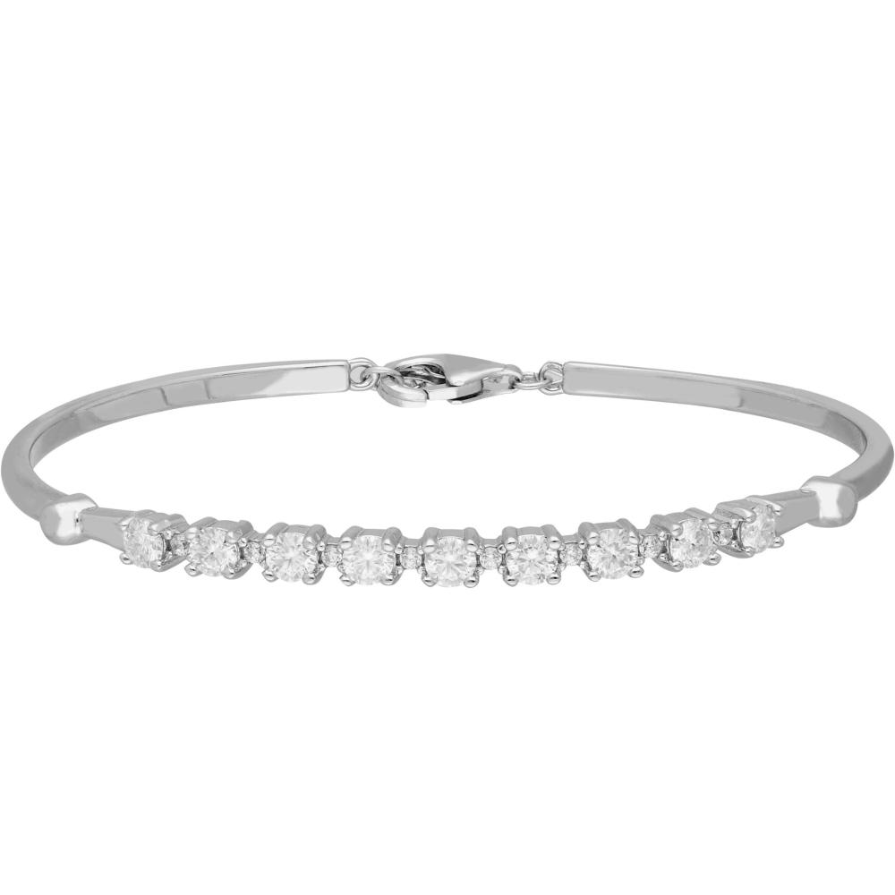 ΒΡΑΧΙΟΛΙ BRIZZLING Pulsera Ασήμι 925° με Διαμάντια Μοϊσανίτη BMB2008