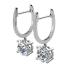 BRIZZLING EARRINGS Drop Silver 925° with Moissanite Diamonds BME045 - 2