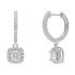 BRIZZLING EARRINGS Drop Silver 925° with Moissanite Diamonds BME088 - 0