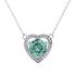 BRIZZLING NECKLACE Rosette Silver 925° with Moissanite Diamond BMP013-B - 0