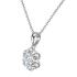 BRIZZLING NECKLACE Rosette Silver 925° with Moissanite Diamond BMP039 - 1