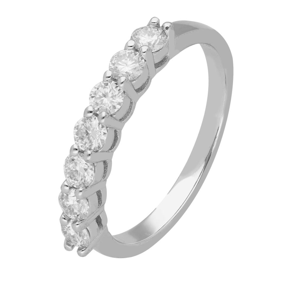 BRIZZLING RING Eternity Silver 925° with Moissanite Diamonds BMR2016.16