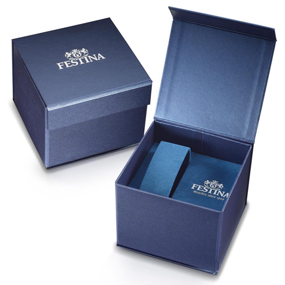 FESTINA Sport Multifunction Blue Dial 44.7mm Silver Stainless Steel Bracelet F20623/2