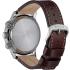CITIZEN Eco-Drive Chronograph 43mm Silver Stainless Steel Brown Leather Strap CA0740-14H - 1