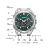 CITIZEN Chronograph Eco-Drive Green Dial 41mm Silver Stainless Steel Bracelet CA4590-81X - 3