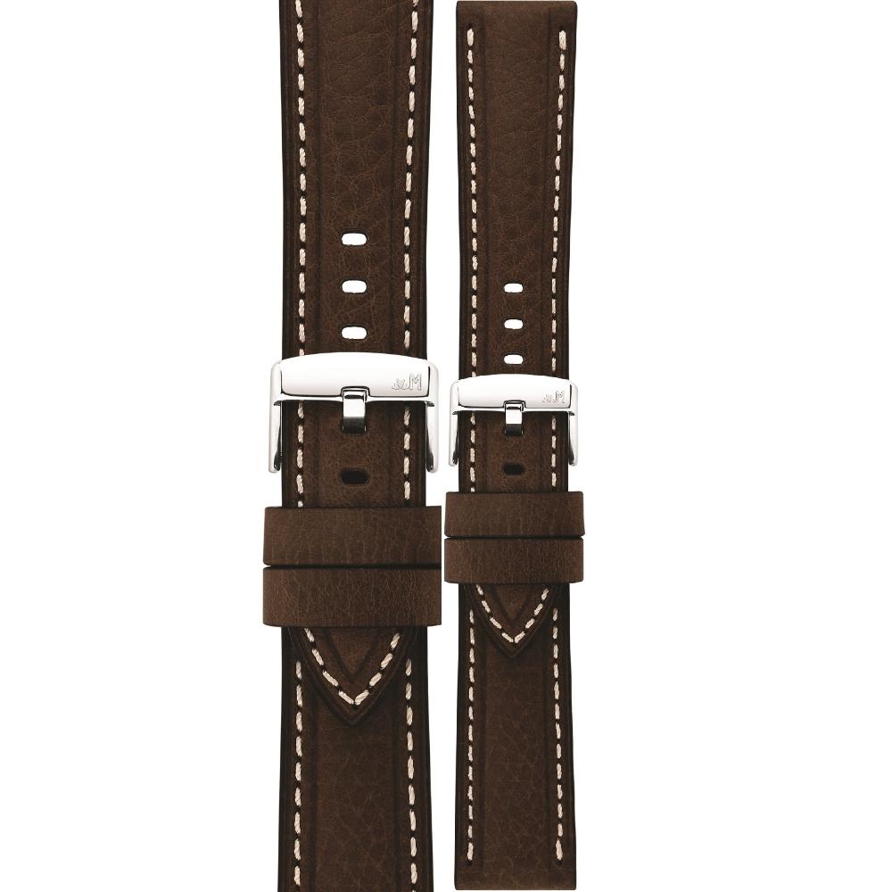 MORELLATO Carra Hand Made Watch Strap 20-18mm Brown Extra Soft Vegetable Leather A01X6023E22032CR20