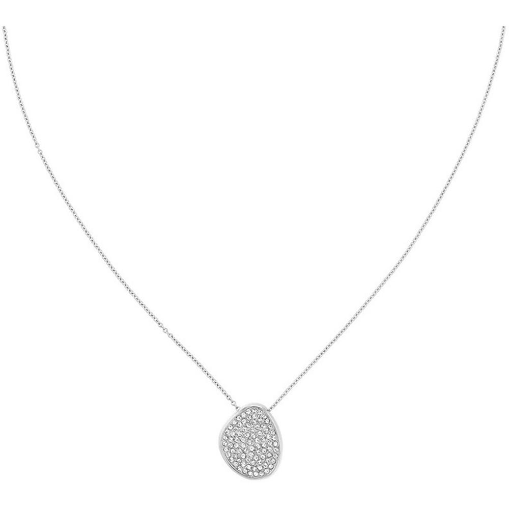 CALVIN KLEIN Fascinate Crystals Necklace Silver Stainless Steel 35000223