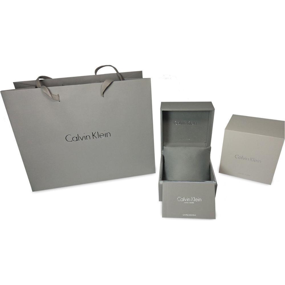 CALVIN KLEIN Achieve Three Hands 43mm Silver Stainless Steel Bracelet K8W3114N