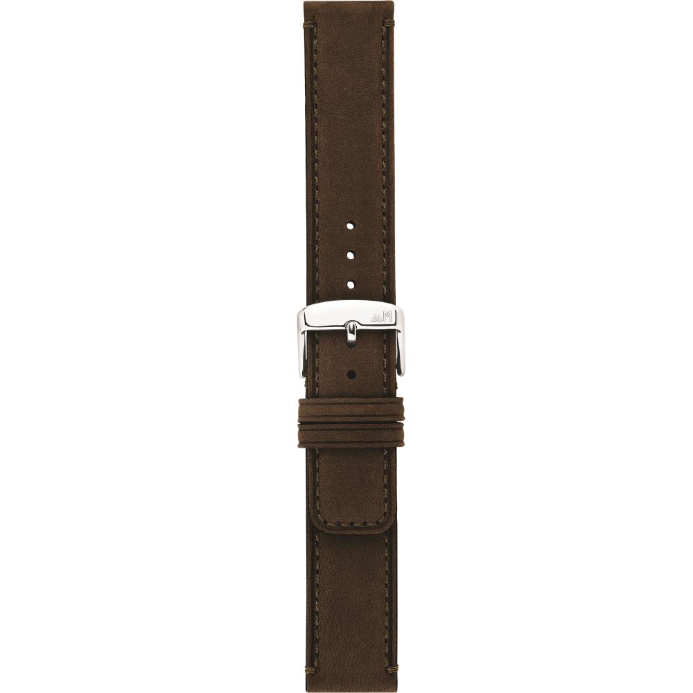 MORELLATO Coubert Hand Made Watch Strap 20-20mm Brown Extra Soft Nabuck Calf Leather A01X6021C38032CR20