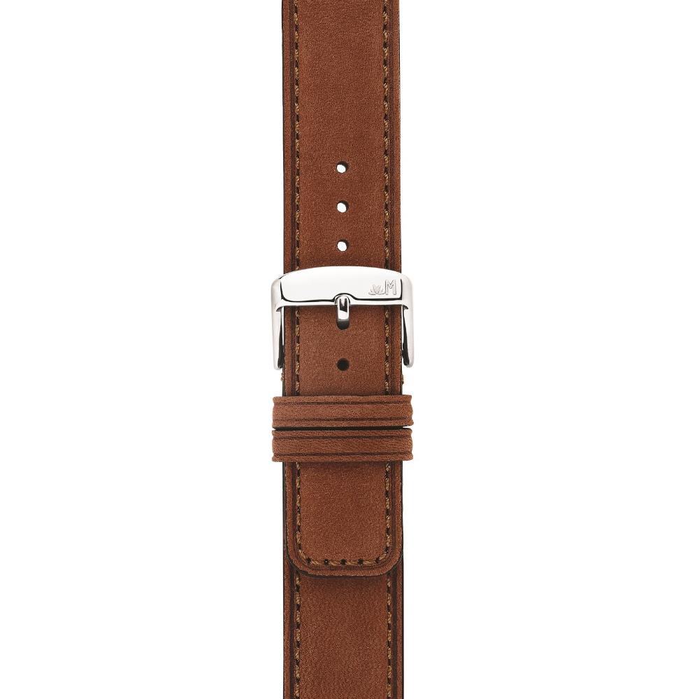 MORELLATO Coubert Hand Made Watch Strap 18-18mm Light Brown Extra Soft Nabuck Calf Leather A01X6021C38041CR18