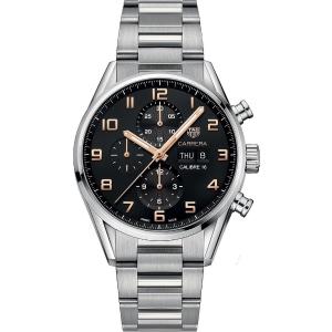 TAG HEUER Carrera Chronograph Automatic 43mm Silver Stainless Steel Bracelet CV2A1AB.BA0738 - 10954